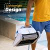 imageDolphin Proteus DX5i WiFi Automatic Robotic Pool Vacuum Cleaner Wall Climbing Waterline Scrubber Brush Ideal for InGround Pool up to 50 FT in LengthProteus DX4