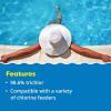 imageIn The Swim 1 Inch Stabilized Chlorine Tablets for Sanitizing Swimming Pools  Fast Dissolving  90 Available Chlorine  TriChlor  50 PoundsChlorine Only