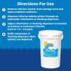 imageIn The Swim 1 Inch Stabilized Chlorine Tablets for Sanitizing Swimming Pools  Fast Dissolving  90 Available Chlorine  TriChlor  50 PoundsChlorine Only
