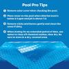 imageIn The Swim 28 Premium Blue Round Solar Pool Cover 12 Mil for Solar Heating Above Ground Pools and Inground Pools
