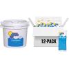 imageIn The Swim 3 Inch Stabilized Chlorine Tablets for Sanitizing Swimming Pools  Individually Wrapped Slow Dissolving  90 Available Chlorine  TriChlor  50 Pounds25 Pound