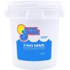 imageIn The Swim 3 Inch Stabilized Chlorine Tablets for Sanitizing Swimming Pools  Individually Wrapped Slow Dissolving  90 Available Chlorine  TriChlor  50 Pounds10 Pound