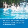 imageIn The Swim 3 inch 5in1 Super MultiTabs  Swimming Pool Sanitizer  Chlorine  Algaecide  Stabilizer  Clarifier  24 PoundsChlorine Only