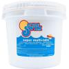 imageIn The Swim 3 inch 5in1 Super MultiTabs  Swimming Pool Sanitizer  Chlorine  Algaecide  Stabilizer  Clarifier  24 PoundsChlorine Only