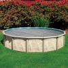 imageIn The Swim 30 Ultra Silver Round Solar Pool Cover 16 Mil for Solar Heating Above Ground Pools and Inground Pools