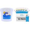 imageIn The Swim 4 Inch Chlorine Sticks for Sanitizing Swimming Pools  Individually Wrapped Slow Dissolving Stabilized Chlorine Sanitizer  90 Available Chlorine 99 Trichlor  10 PoundsChlorine  Shock