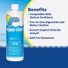 imageIn The Swim AlgaeClear for Above Ground or Inground Swimming Pools  Powerful NonFoaming Algaecide and Water Clarifier  Removes Green YellowMustard and Black Algae  1 Quart1 Qt