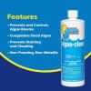 imageIn The Swim AlgaeClear for Above Ground or Inground Swimming Pools  Powerful NonFoaming Algaecide and Water Clarifier  Removes Green YellowMustard and Black Algae  1 Quart1 Qt