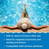 imageIn The Swim Algaecide 50 for Swimming Pools  Green Black and Yellow Algae Treatment for Above Ground or Inground Swimming Pools  4 Quarts4Pack 1 Quart