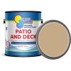 imageIn The Swim Patio and Deck Paint  Ivory Water Based Acrylic Coating  For Sprayed Patterned or Bare Concrete Surfaces 1 GallonBuff Tan