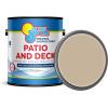 imageIn The Swim Patio and Deck Paint  Ivory Water Based Acrylic Coating  For Sprayed Patterned or Bare Concrete Surfaces 1 GallonTaupe