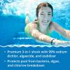 imageIn The Swim Premium 3in1 Pool Shock  DiZap Contains Dichlor Algaecide and Stabilizer  12 x 1 lb Bags12 x 1 Pound