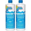imageIn The Swim Algaecide 50 for Swimming Pools  Green Black and Yellow Algae Treatment for Above Ground or Inground Swimming Pools  4 Quarts2Pack 1 Quart