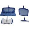 imageIn The Swim Economy Swimming Pool Maintenance Kit  195 Leaf Skimmer 15 Leaf Rake 10 Brush  Fits Standard PolesDeluxe