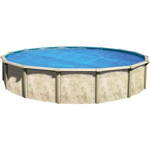 imageIn The Swim 18 Premium Blue Round Solar Pool Cover 12 Mil for Solar Heating Above Ground Pools and Inground Pools21 ft