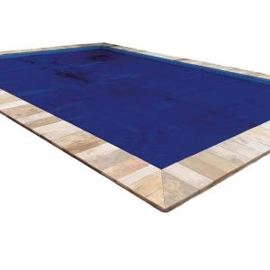 imageIn The Swim 20 x 40 Foot Rectangle Premium Plus Pool Solar Blanket 12 MilBlue EXBK2040REC