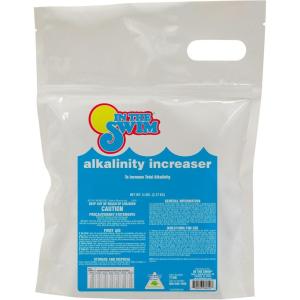 imageIn The Swim Alkalinity Increaser for Swimming Pools  Raises Alkalinity and Balances pH Levels in Your Swimming Pool Water  100 Sodium Bicarbonate  50 PoundsBag