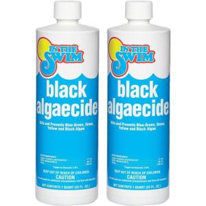 imageIn The Swim Black Algaecide  Eradicates Black Algae in Swimming Pools  Copper Sulfate Pentahydrate  1 Quart2Pack