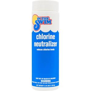 imageIn The Swim Chlorine Neutralizer for Swimming Pools  Quickly Reduces Chlorine Sanitizer Levels  90 Sodium Thiosulfate  225 Pounds225 Pound