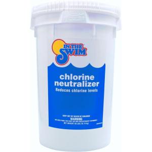 imageIn The Swim Chlorine Neutralizer for Swimming Pools  Quickly Reduces Chlorine Sanitizer Levels  90 Sodium Thiosulfate  225 Pounds40 lb