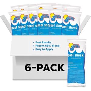 imageIn The Swim Pool Shock  68 CalHypo Granular Sanitizer for Crystal Clear Water  Defends Against Bacteria Algae and Microorganisms  25 PoundsBag