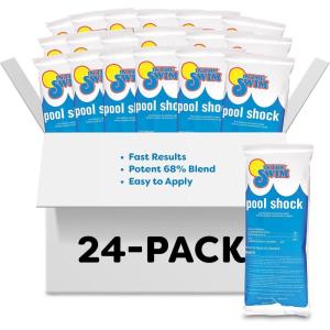 imageIn The Swim Pool Shock  68 CalHypo Granular Sanitizer for Crystal Clear Water  Defends Against Bacteria Algae and Microorganisms  25 PoundsShock