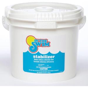 imageIn The Swim Pool Stabilizer  100 Cyanuric Acid for Chlorine Protection and Efficiency  25 PoundBucket