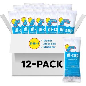 imageIn The Swim Premium 3in1 Pool Shock  DiZap Contains Dichlor Algaecide and Stabilizer  12 x 1 lb Bags12 x 1 Pound