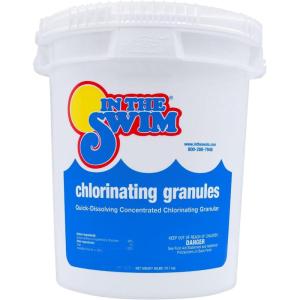 imageIn The Swim Sodium Dichlor Chlorine Shock Granules for Sanitizing Swimming Pools  Fast Dissolving pH Balanced Sanitizer  56 Available Chlorine 99 SodiumDichlor  40 Pound40 Pound