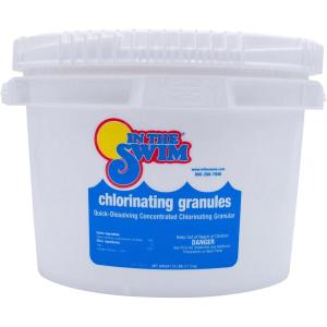 imageIn The Swim Sodium Dichlor Chlorine Shock Granules for Sanitizing Swimming Pools  Fast Dissolving pH Balanced Sanitizer  56 Available Chlorine 99 SodiumDichlor  40 Pound25 Pound