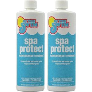 imageIn The Swim Spa Protect Mineral Stain Remover for Spas and Hot Tubs  1 Quart2Pack