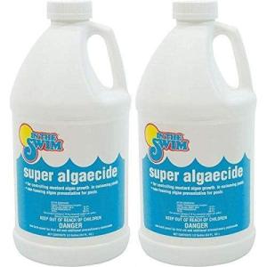 imageIn The Swim Super Algaecide for Above Ground or Inground Swimming Pools  Low Odor NonFoaming Preventative for YellowMustard Algae in Swimming Pools  71 Chelated Copper  1 GallonAlgaecide