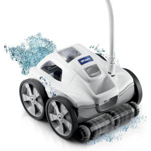 imagePolaris Quattro P40 Pressure Side Pool Cleaner for All InGround Pool Surfaces LargeCapacity Dual Filtration Canister 31 Hose ampamp Transparent Lid to View Debris