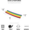 imageBig Joe Swim Noodle 18 Pack Pool Noodles Red Blue Green Purple Yellow Foam 45 feet 55quotL x 325quotW x 325quotH each