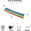 imageBig Joe Swim Noodle 35 Pack Pool Noodles Red Blue Green Purple Yellow Foam 45 feet 55quotL x 2quotW x 2quotH each