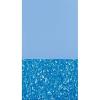 imageIn The Swim 12 x 18 Oval 20 Mil Overlap Pool Liner for Above Ground Swimming Pools  4852 Inch Wall Height  Solid Blue Design20 milSwirl Bottom