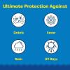 imageIn The Swim 12 x 24 Oval Above Ground Winter Cover  Polar Protector  20 Year  14 x 14 Scrim  Winch and Cable Included12 x 24