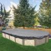 imageIn The Swim 12 x 24 Oval Above Ground Winter Cover  Polar Protector  20 Year  14 x 14 Scrim  Winch and Cable Included16 x 32