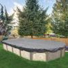 imageIn The Swim 12 x 24 Oval Above Ground Winter Cover  Polar Protector  20 Year  14 x 14 Scrim  Winch and Cable Included18 x 34