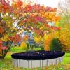 imageIn The Swim 12 x 24 Rectangle Leaf Net Cover for Inground Swimming Pools  Removes Leaves Sticks and Small Debris from Your Winter CoverOval
