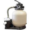imageIn The Swim 15 Round Above Ground Swimming Pool  Marina Package  Featuring Sand Filter Pump System and AFrame LadderEdge
