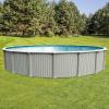 imageIn The Swim 15 Round Above Ground Swimming Pool  Marina Package  Featuring Sand Filter Pump System and AFrame LadderExcursion
