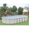 imageIn The Swim 15 x 26 Oval Above Ground Swimming Pool  Marina Package  Featuring Sand Filter Pump System and AFrame LadderMarina