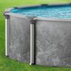 imageIn The Swim 15 x 30 Oval Above Ground Swimming Pool  Emotion Package  Featuring Sand Filter Pump System and AFrame Ladder