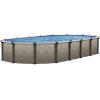 imageIn The Swim 15x 24 Oval Above Ground Swimming Pool  Epic Package  Featuring Sand Filter Pump System and AFrame Ladder