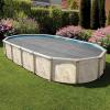 imageIn The Swim 16 x 24 Ultra Silver Oval Solar Pool Cover 16 Mil for Solar Heating Above Ground Pools and Inground Pools15 x 30