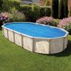 imageIn The Swim 16 x 24 Ultra Silver Oval Solar Pool Cover 16 Mil for Solar Heating Above Ground Pools and Inground Pools16 x 32