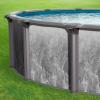imageIn The Swim 18 Round Above Ground Swimming Pool  Emotion Package  Featuring Sand Filter Pump System and AFrame LadderEmotion