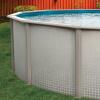 imageIn The Swim 18 Round Above Ground Swimming Pool  Emotion Package  Featuring Sand Filter Pump System and AFrame LadderFreestyle