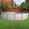 imageIn The Swim 18 Round Above Ground Swimming Pool  Emotion Package  Featuring Sand Filter Pump System and AFrame LadderFreestyle